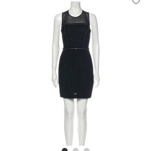 Sandro crew neck mini dress